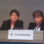 Internationaler Kongress für Grenzgebiete der Wissenschaft, Basel (Schweiz), 2006 - Maguli Gordeladze mit Dolmetscherin Katrin Felshart (Foto: Karl Heinz Stein (www.kongressfoto.de))